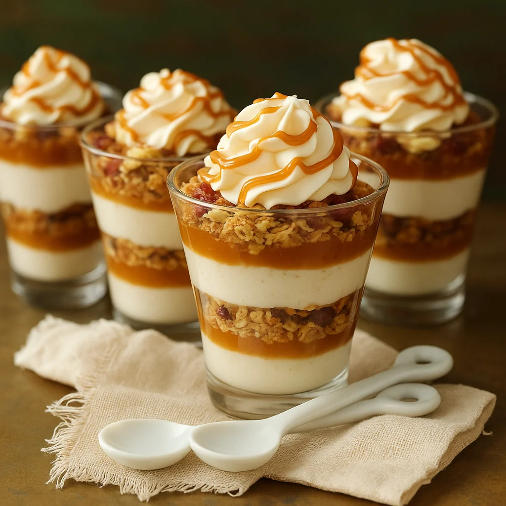 Carrot Cake Shots Mini Dessert Cup Ideas for Parties