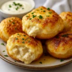 Chicken Alfredo Cheesy Puffs