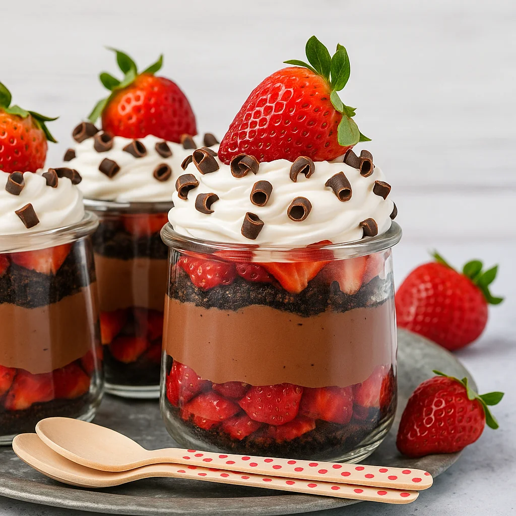 Chocolate Cheesecake Parfaits Mini Dessert Cup Ideas for Parties