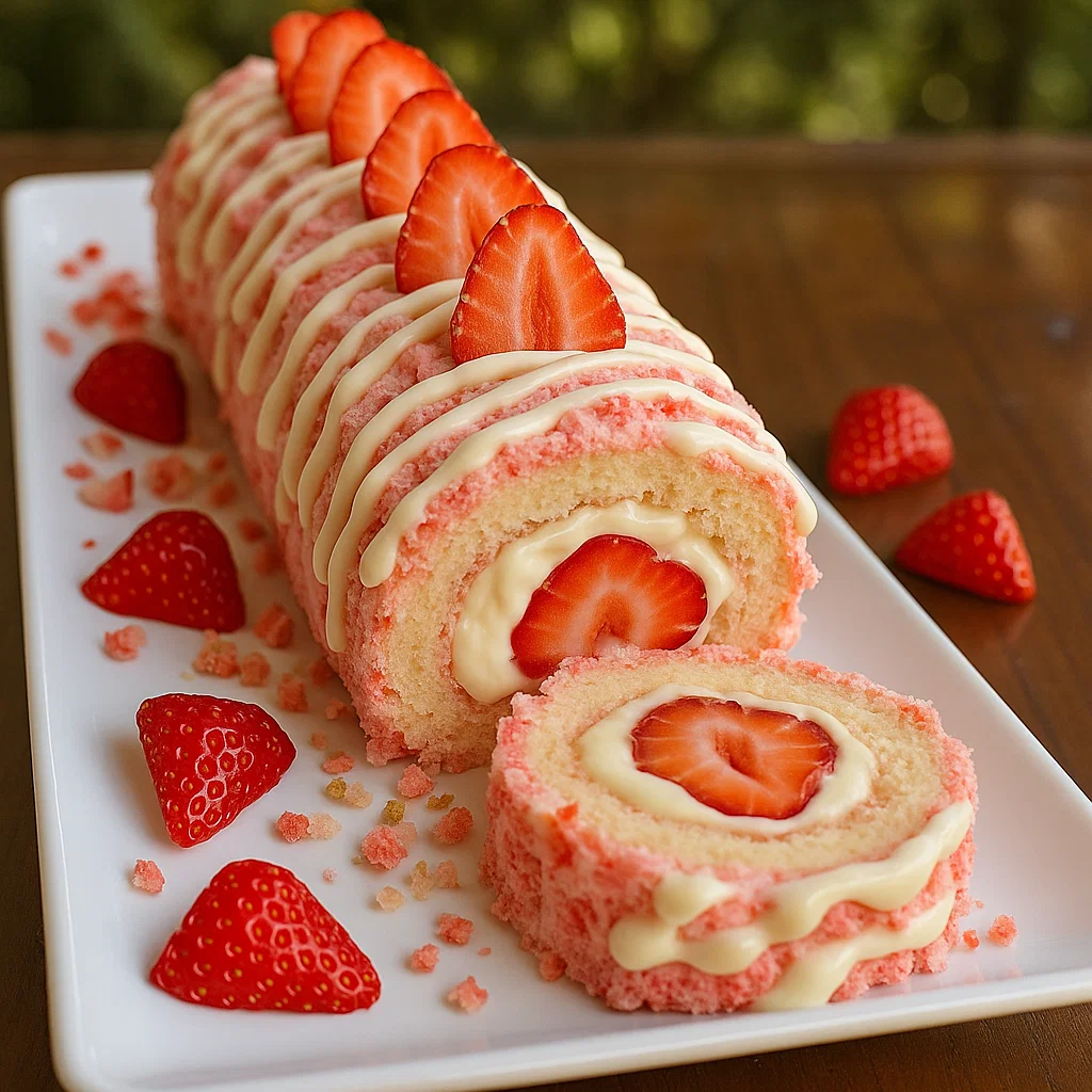 strawberry-shortcake-cheesecake-sushi-rolls-2 strawberry-shortcake-cheesecake-sushi-rolls