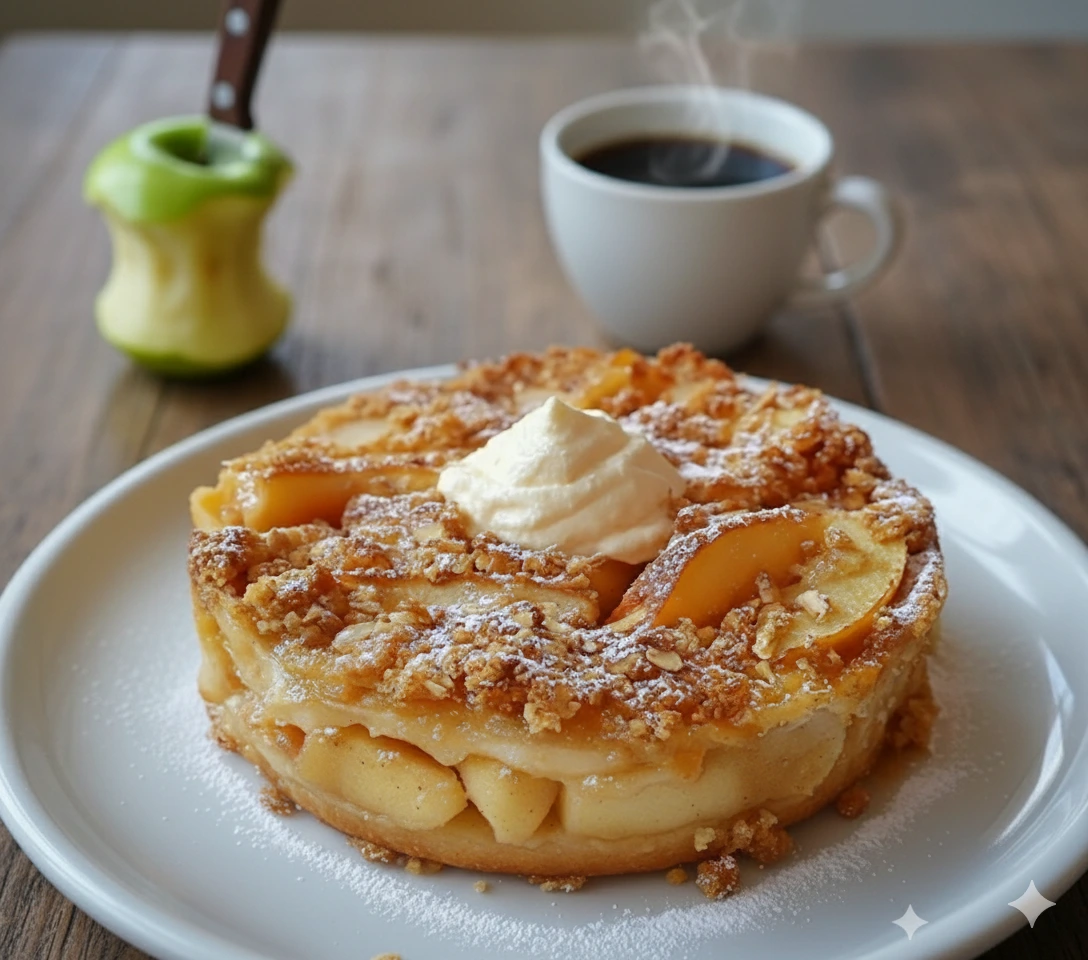 Mélange de beurre, farine et avoine pour la pâte à croustade, montrant la texture sableuse.