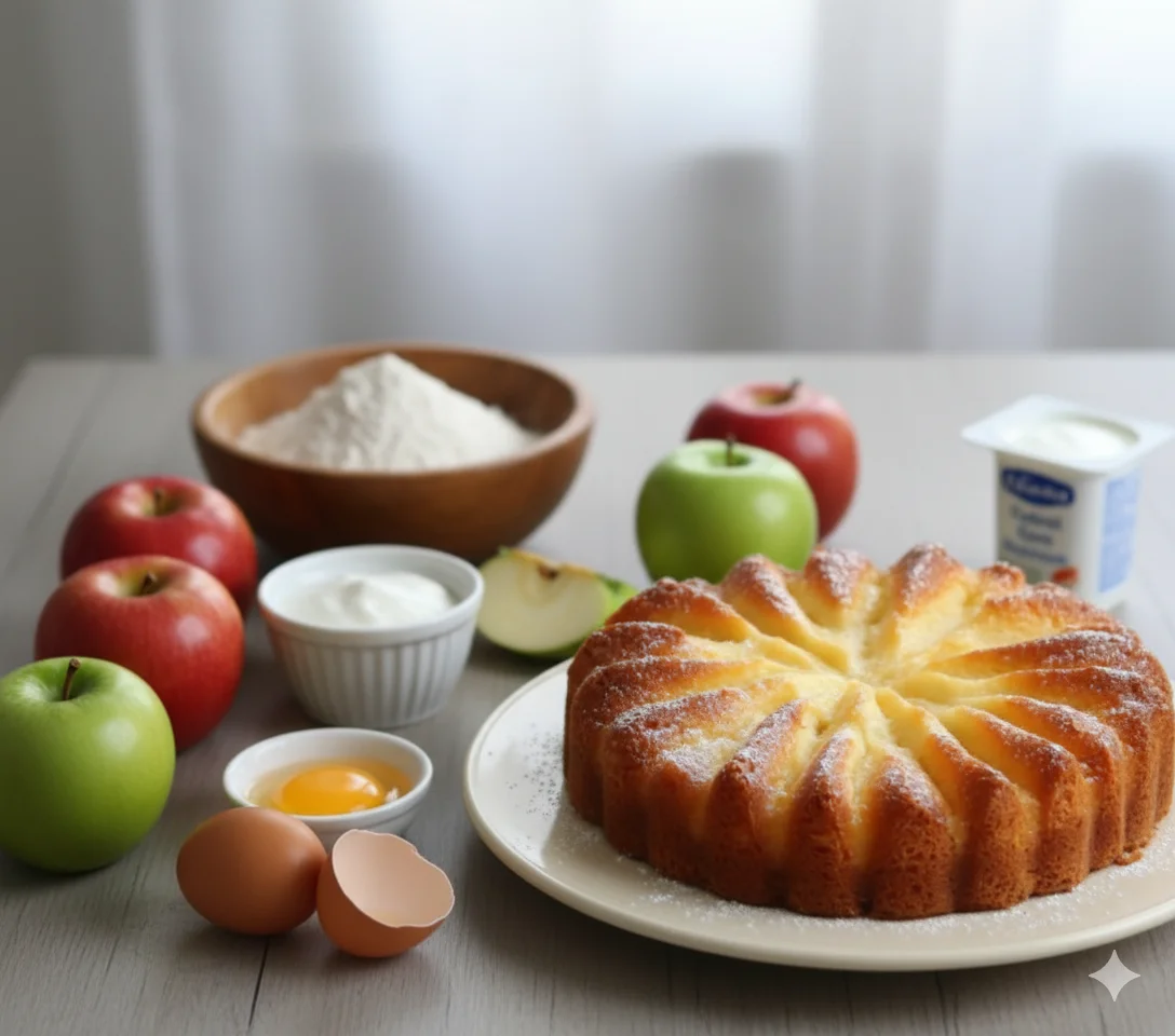 Gâteau Madeleine aux Pommes
