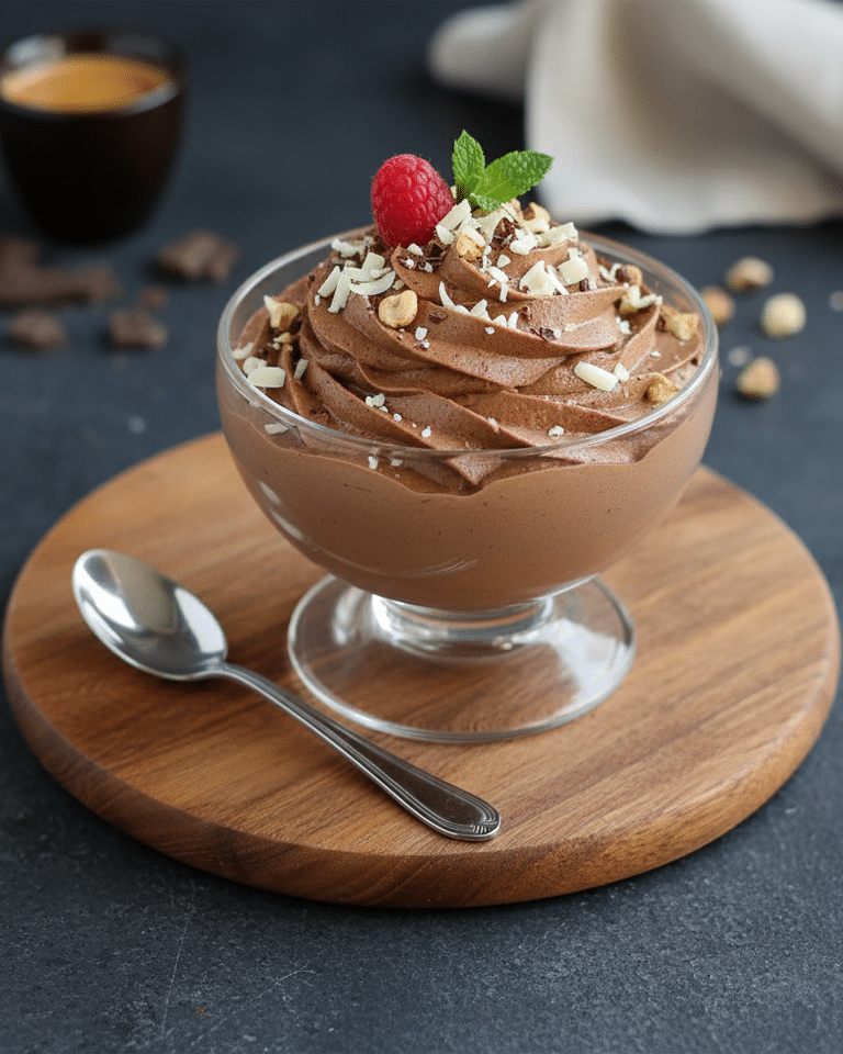 Mousse Mascarpone au Chocolat.