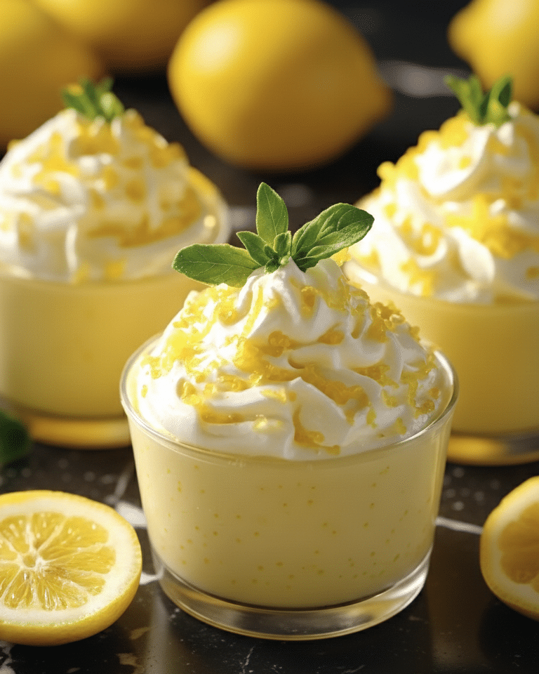 Mousse au Citron : Le Nuage Acidulé pour une Fin de Repas Étincelante