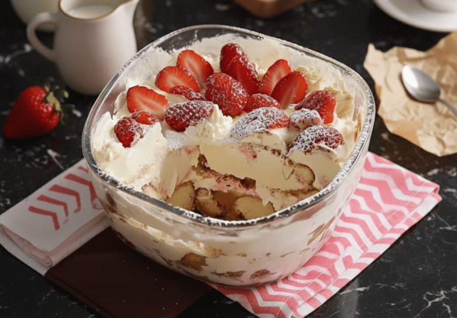 Qu'est-ce que le Tiramisu Léger aux Fraises
