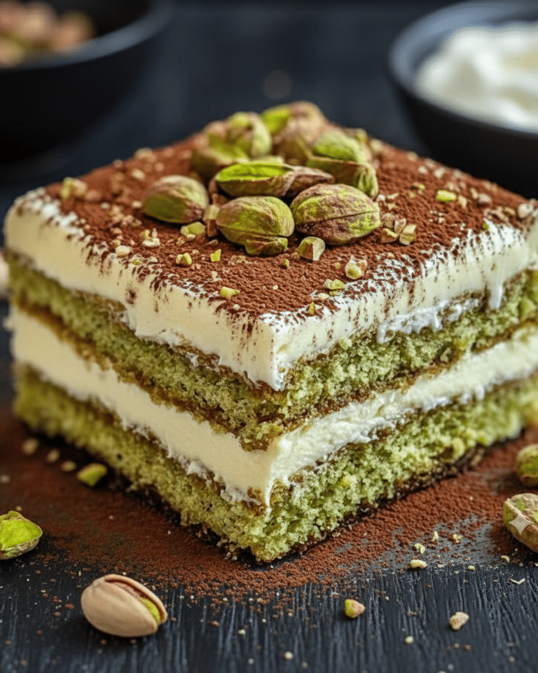 le Tiramisu à la Pistache