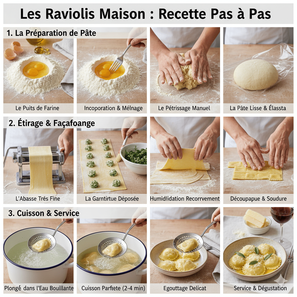Comment préparer la Pâte à Raviolis
