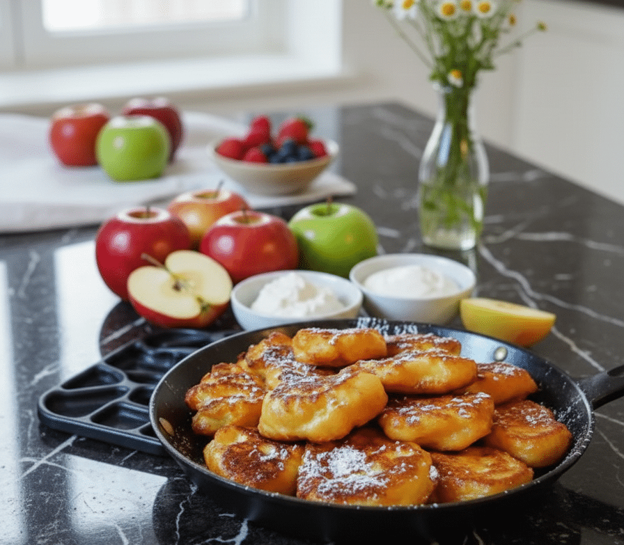 le Beignet aux Pommes à la Poêle