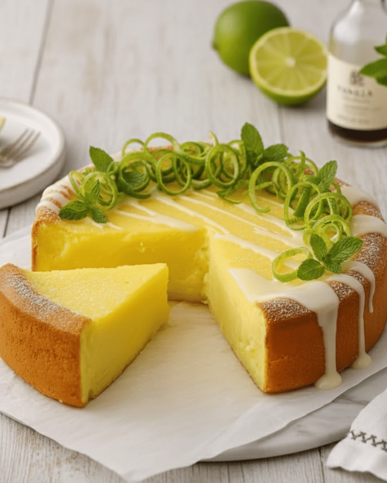 Gâteau au citron crémeux