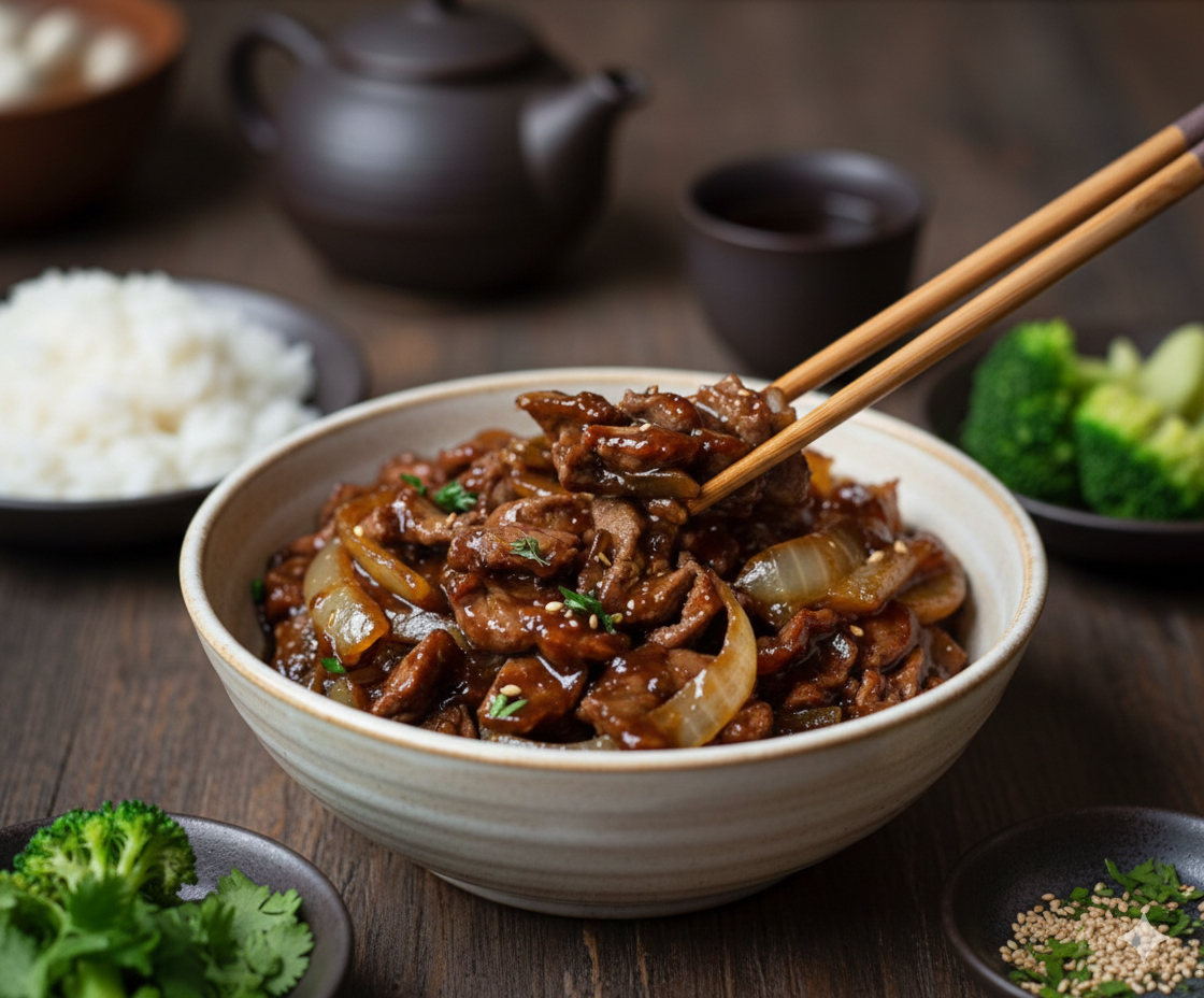 Bœuf Sauté aux Oignons