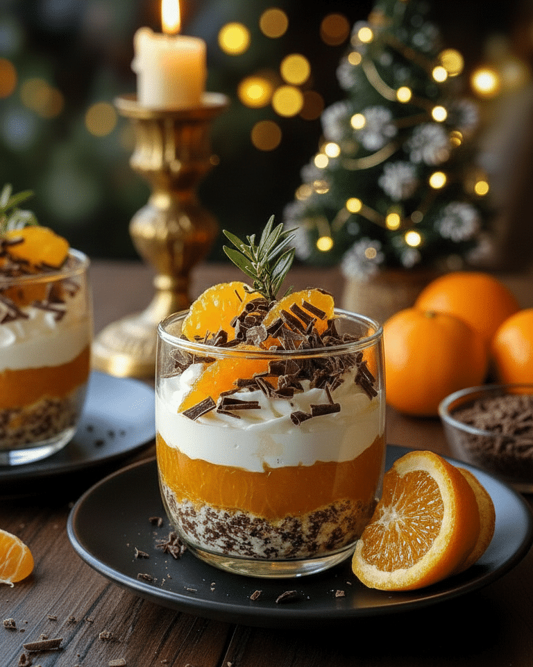 Verrines Clémentines, Yaourt & Éclats de Chocolat