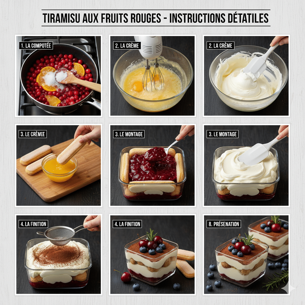 Que servir avec le Cranberry Luxe Tiramisu