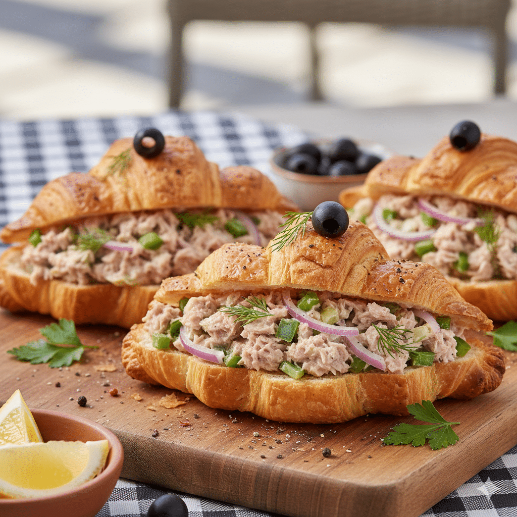 Croissants Garnis au Thon