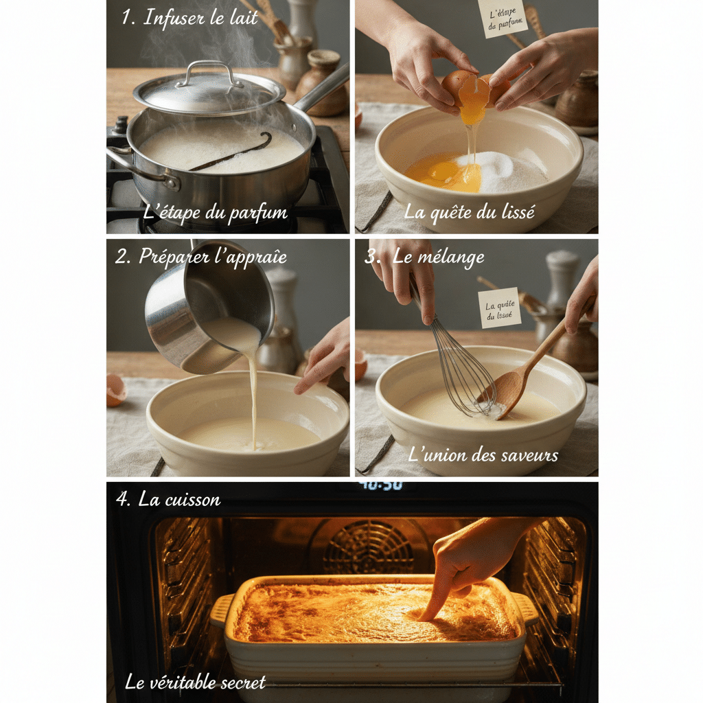 Le Guide de Préparation Étape par Étape: Les Œufs au Lait de Grand-Mère