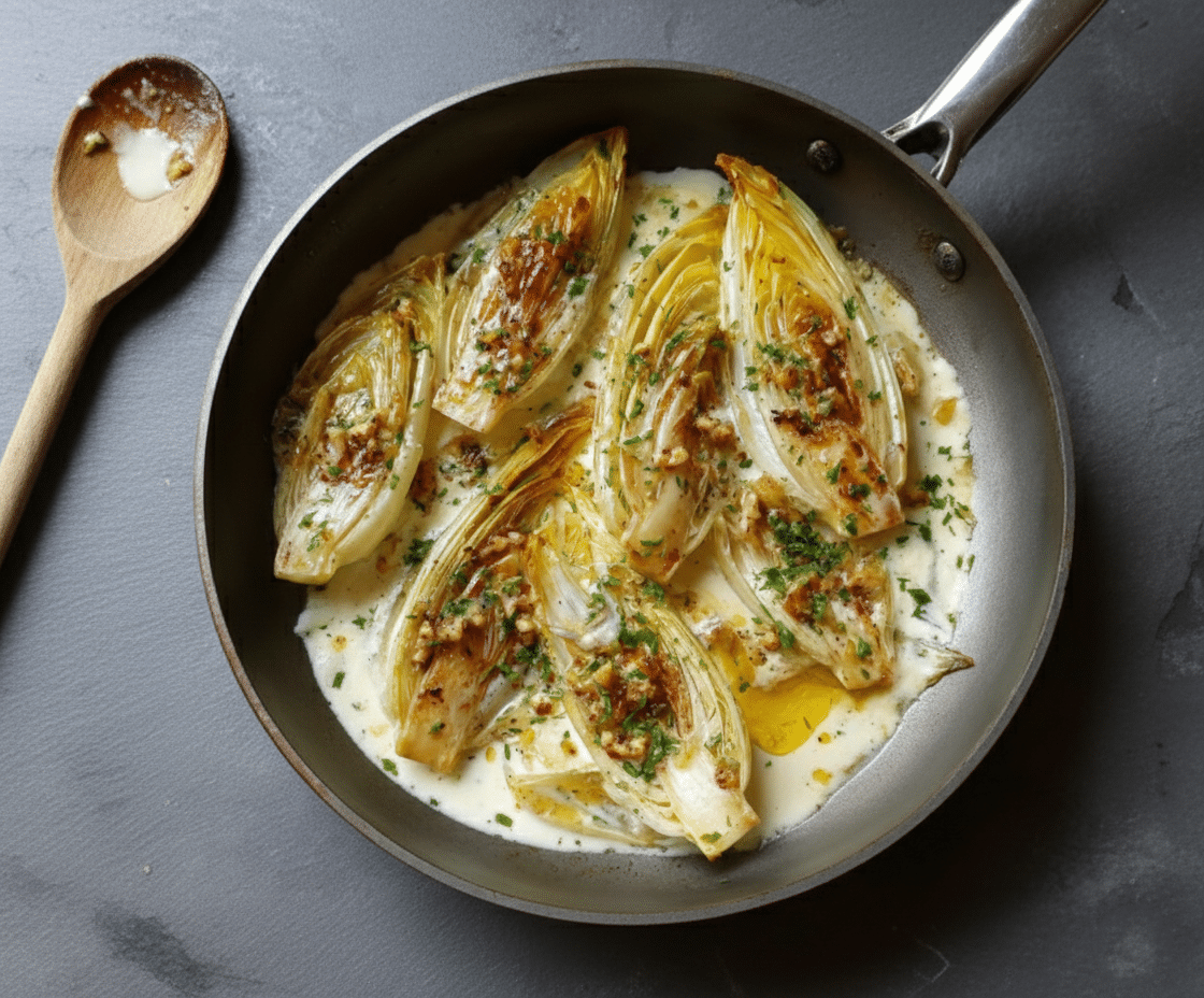 Endives Sautées à la Crème : Le Secret pour Réconcilier tout le monde avec ce Légume