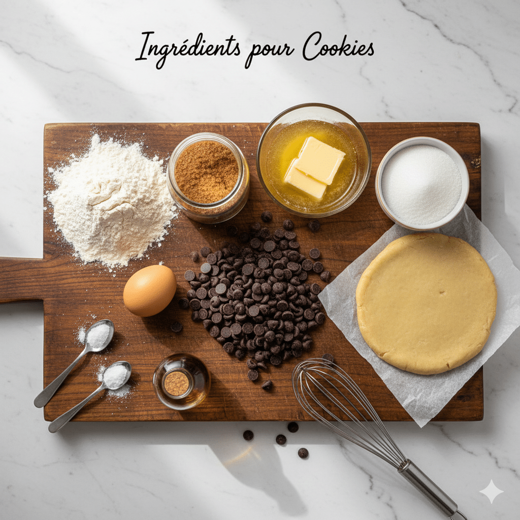 Ingrédients Charlotte Gourmande Chocolat-Vanille