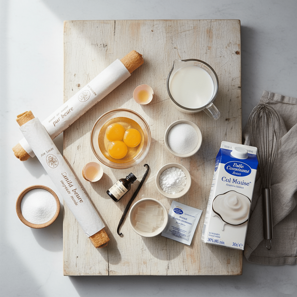 Une part de Gâteau Nuage servie dans une assiette avec quelques framboises fraîches en accompagnement.