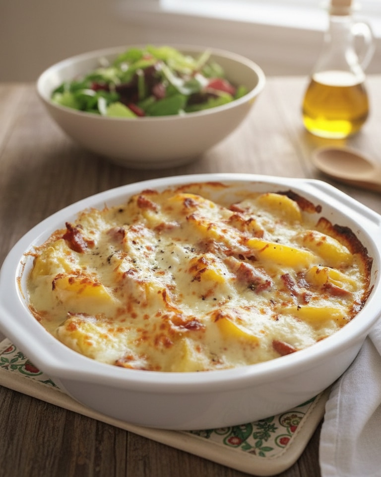 Gratin de Pommes de Terre au Camembert et Lardons : Le Sommet du Réconfort