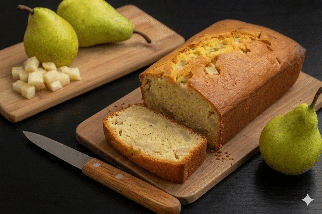 Cake moelleux aux poires Recette Facile