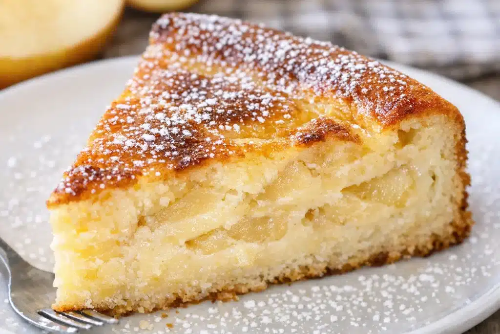 flan aux pommes et yaourt