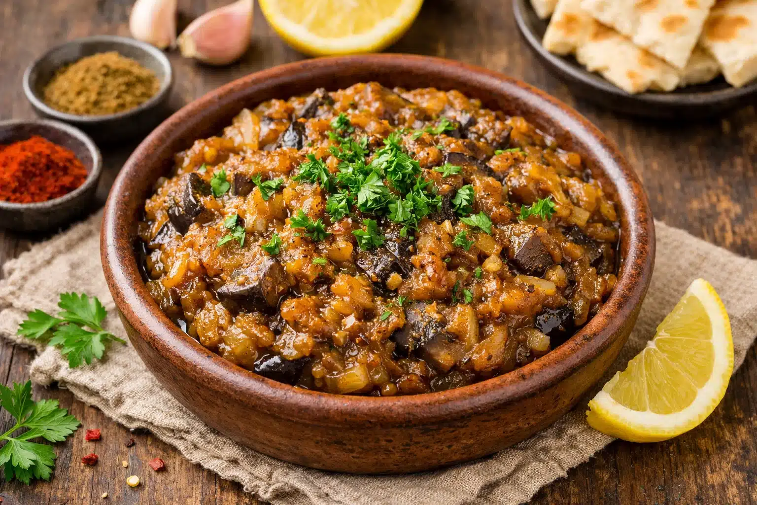 Confit d’Aubergines aux Épices