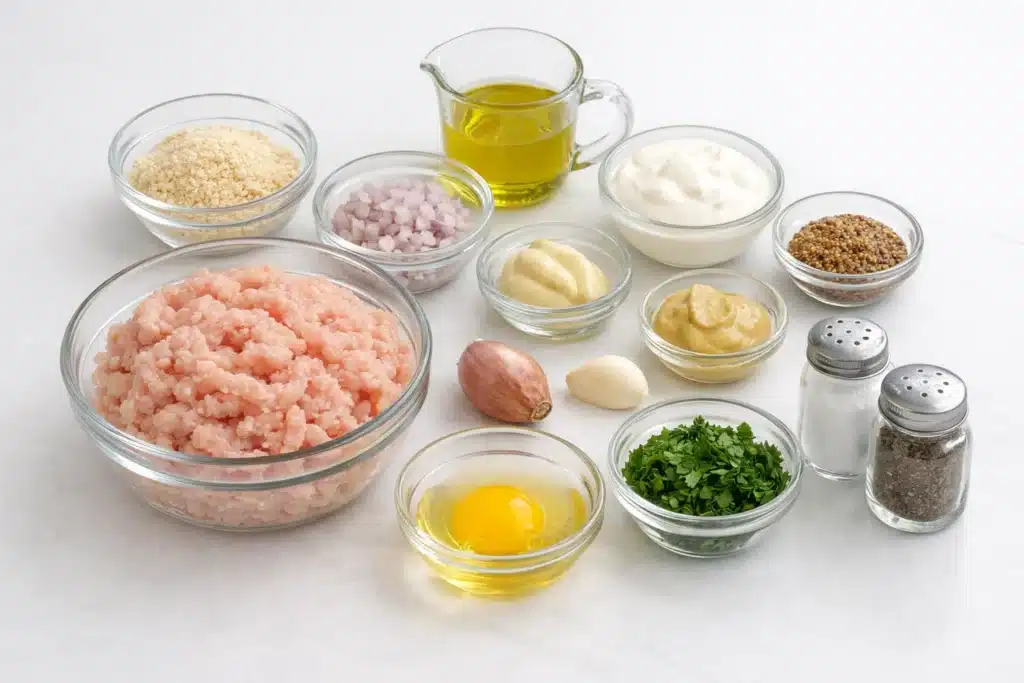 Boulettes de Poulet Sauce Moutarde à la Crème