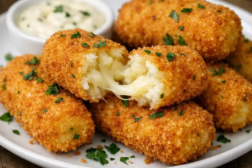 Croquettes de Pommes de Terre au Fromage