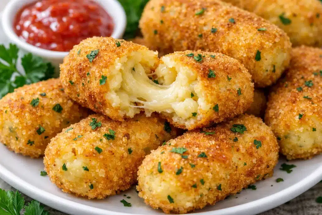 Croquettes de Pommes de Terre au Fromage