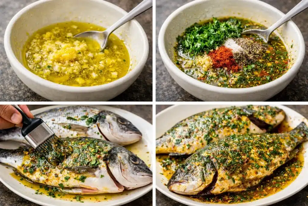 Sauce Pour Poisson au Four