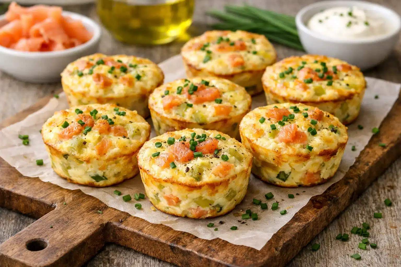 Mini quiches sans pâte