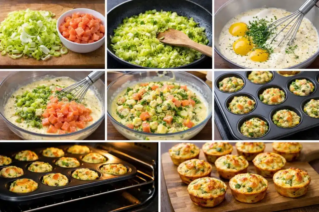 Mini quiches sans pâte
