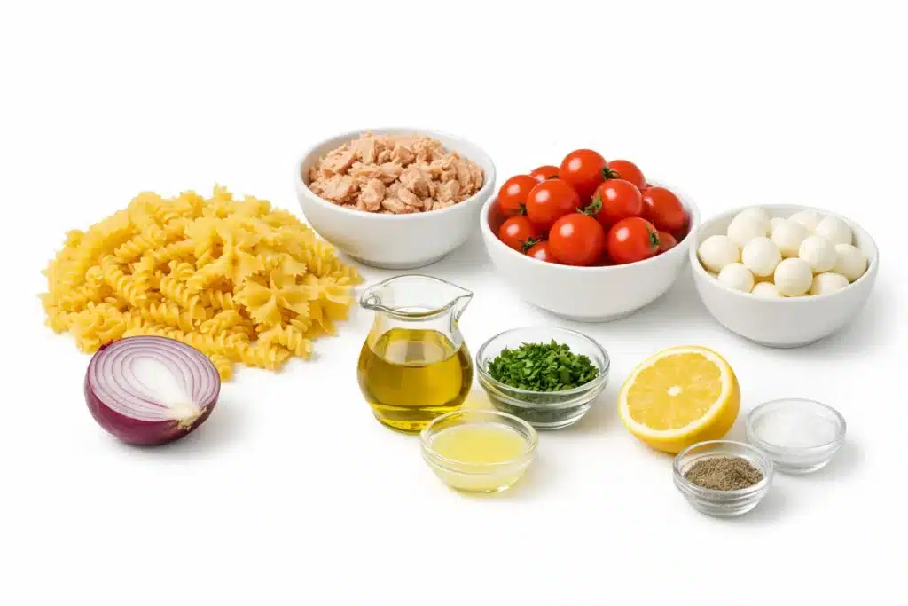 Salade de pâtes au thon