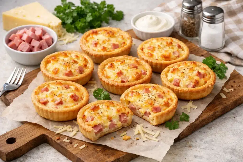 Mini quiches jambon-fromage