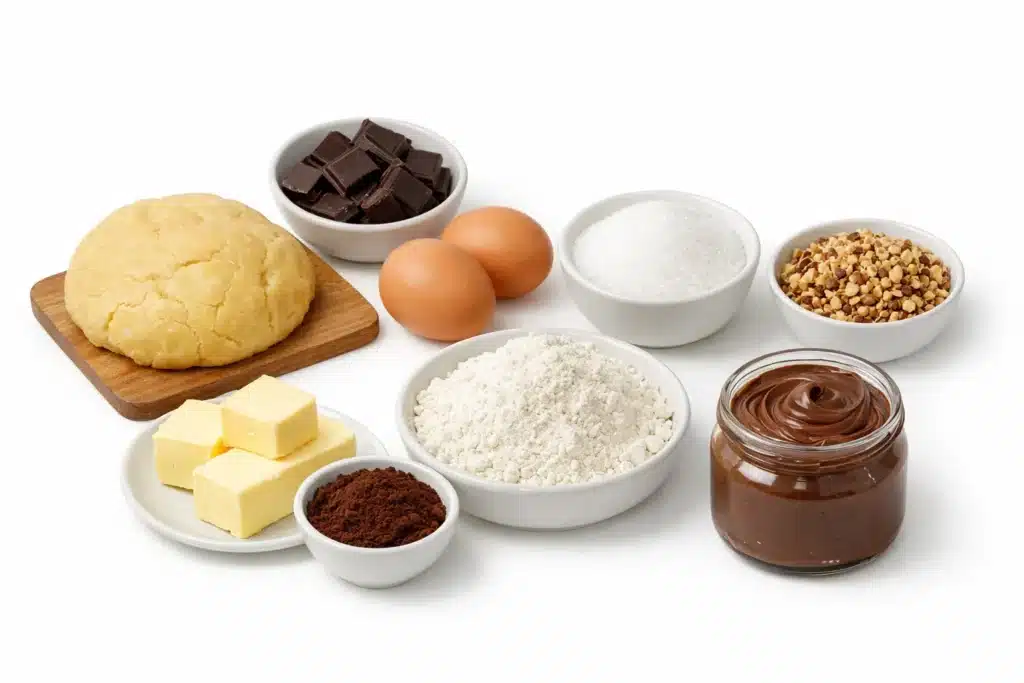 Tarte brownie au Nutella