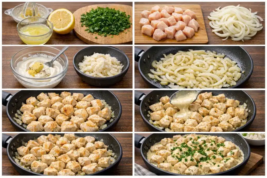 Poulet WW au yaourt et moutarde