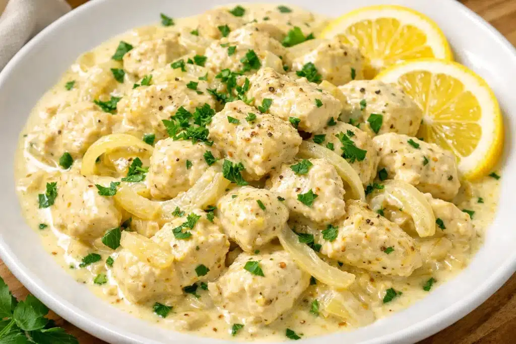 Poulet WW au yaourt et moutarde