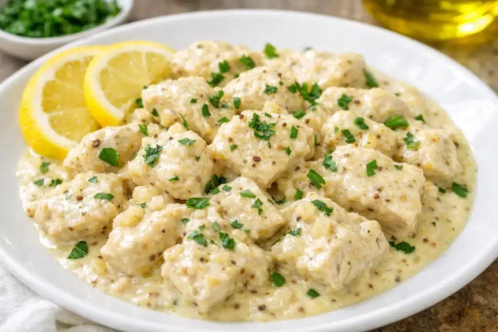 Poulet WW au yaourt et moutarde