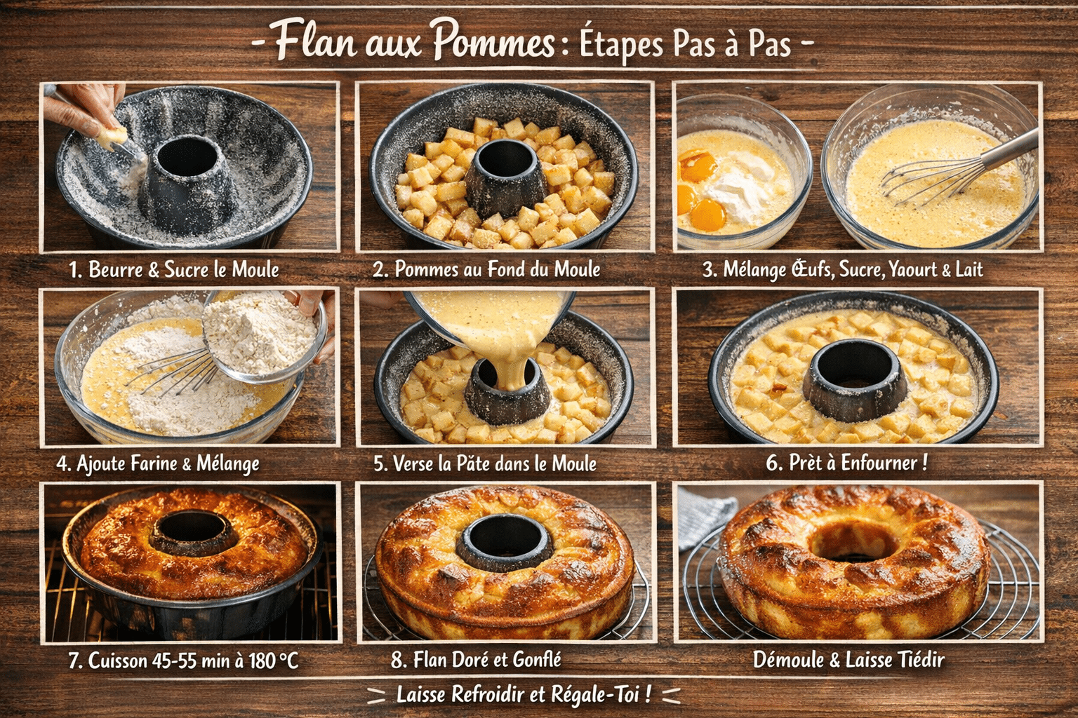 Étape par Étape: Flan Maison Pommes-Yaourt : Le Dessert Moelleux