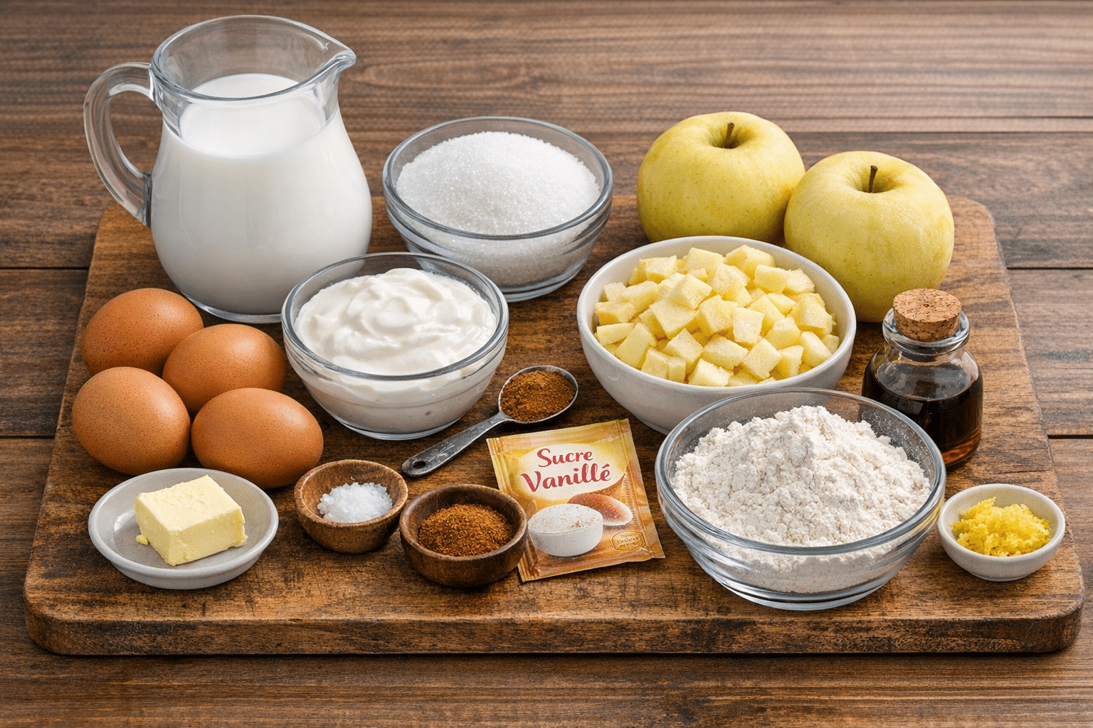 La Liste des Ingrédients : Flan Maison Pommes-Yaourt : Le Dessert Moelleux, Doré et Réconfortant qui Fait Craquer