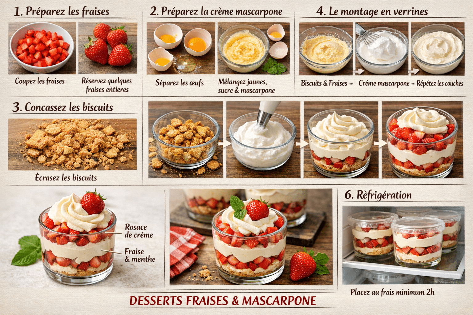 Preparation Guide: Tiramisu aux Fraises en Verrines : Le Dessert Frais, Léger et Gourmand de l’Été