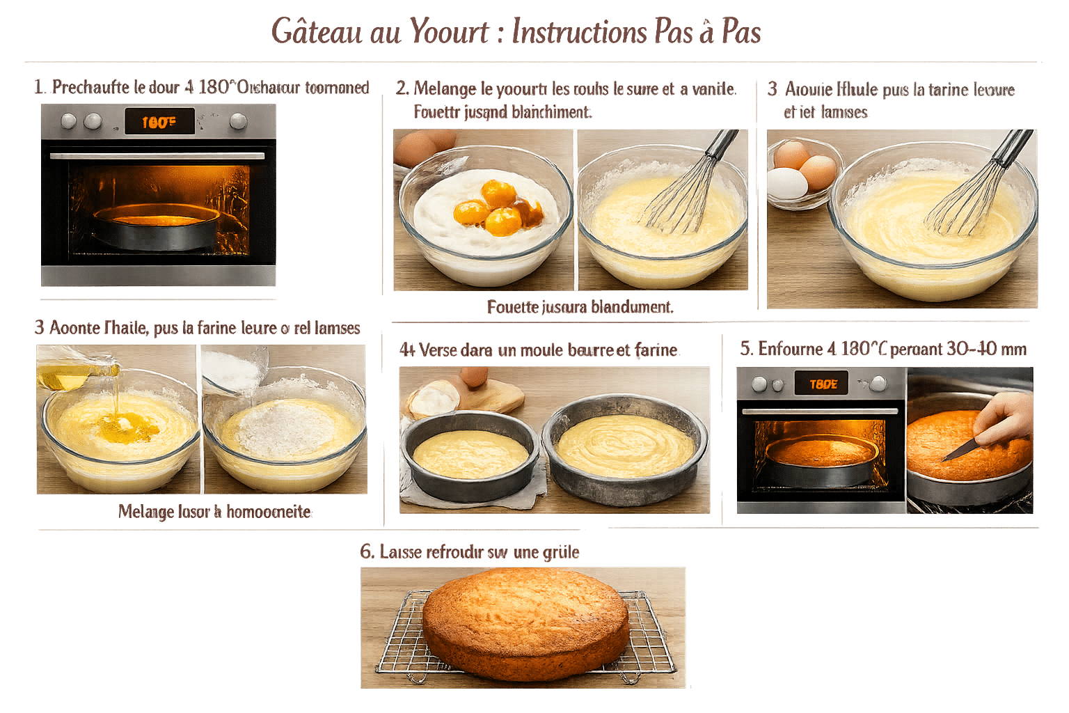 Gâteau au Yaourt aux Fraises