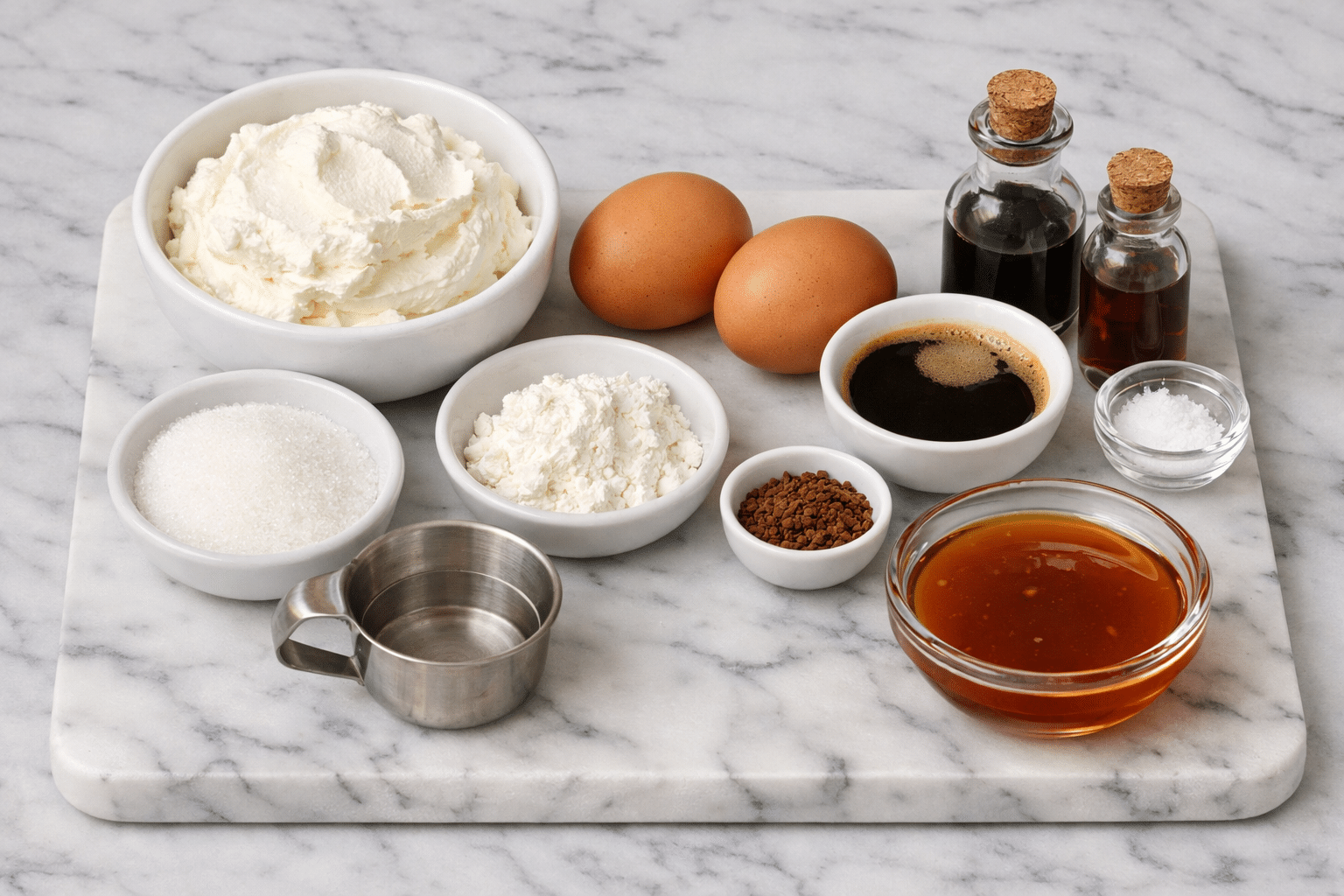 La Liste des Ingrédients : Cheesecake à l’Espresso : Le Dessert Léger, Caféiné et Fondant