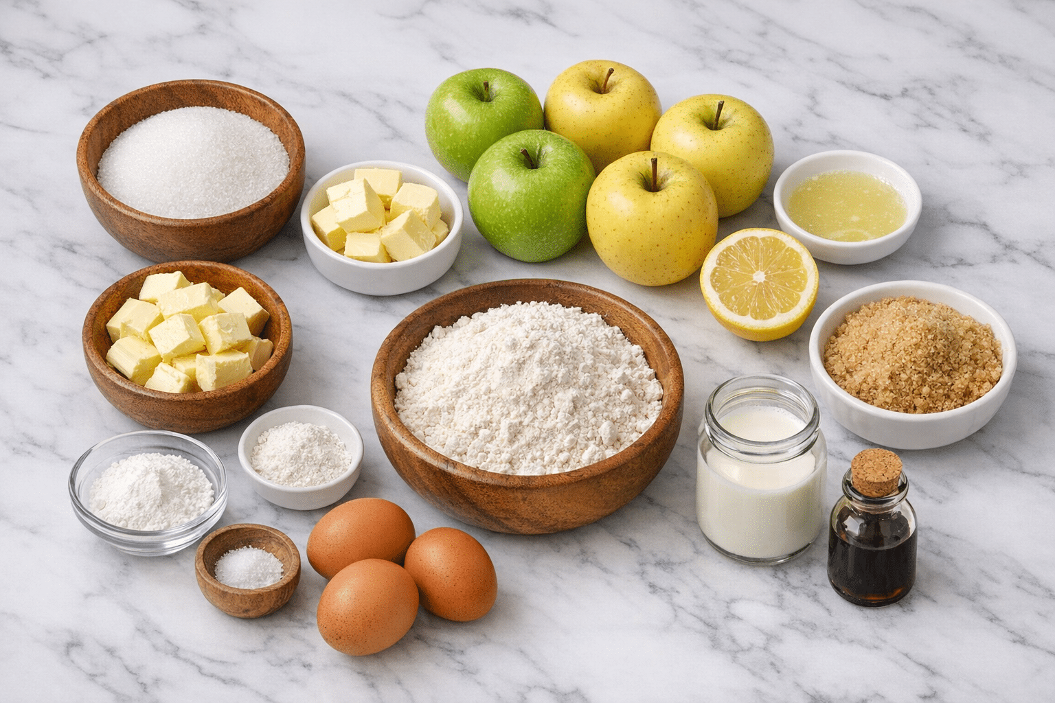 La Liste des Ingrédients : Gâteau aux Pommes à Tomber par Terre : Le Dessert Moelleux, Fondant et Spectaculaire