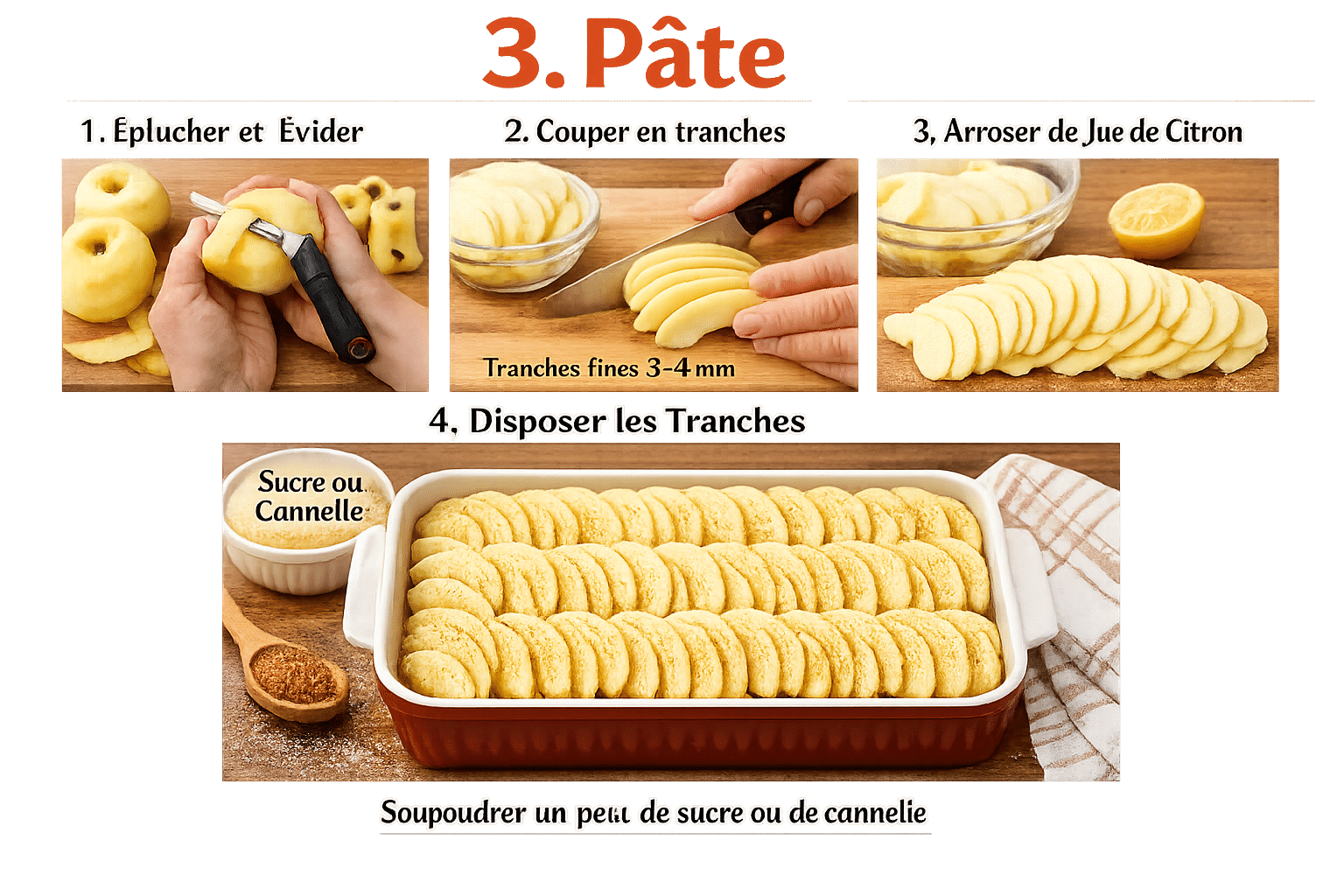 Gâteau aux Pommes à Tomber par Terre