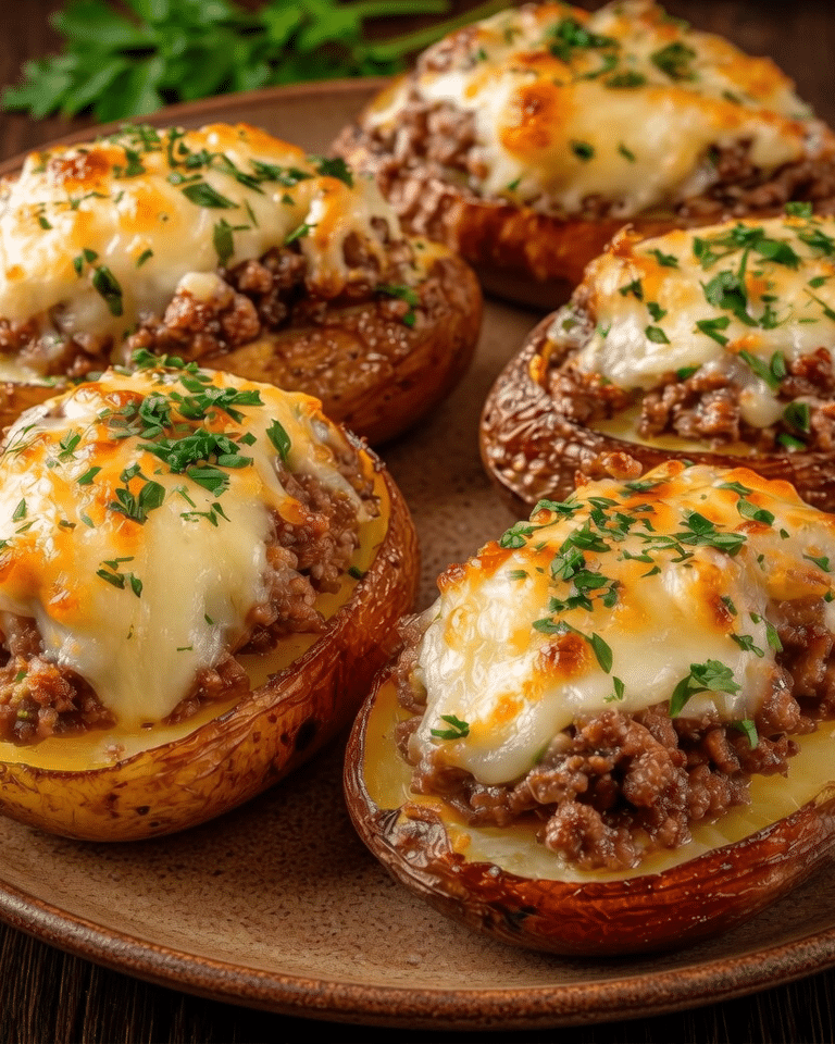 Pommes de Terre Farcies à la Viande Hachée Gratinées au Fromage : Le Plat Réconfortant, Gourmand et Ultra Moelleux