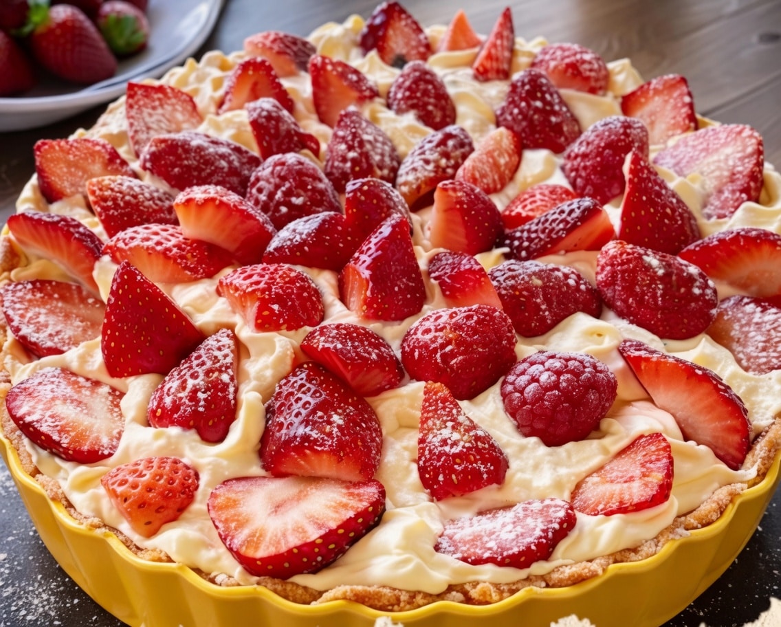 Gâteau au Yaourt aux Fraises : Le Dessert Moelleux, Fruité