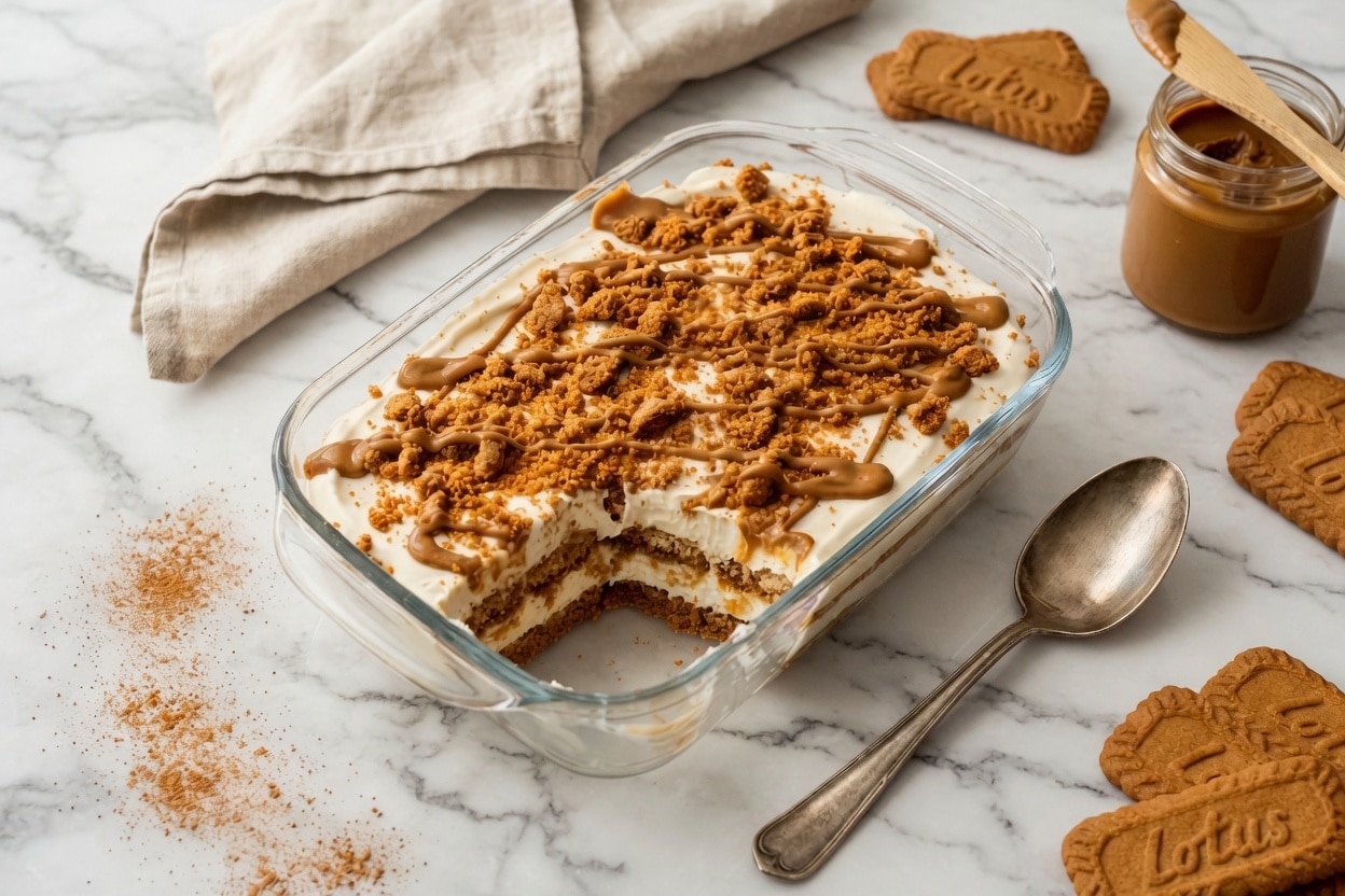 Tiramisu Lotus Speculoos : La Recette Gourmande, Croustillante et Ultra Régressive qui Fait Craquer Tout le Monde