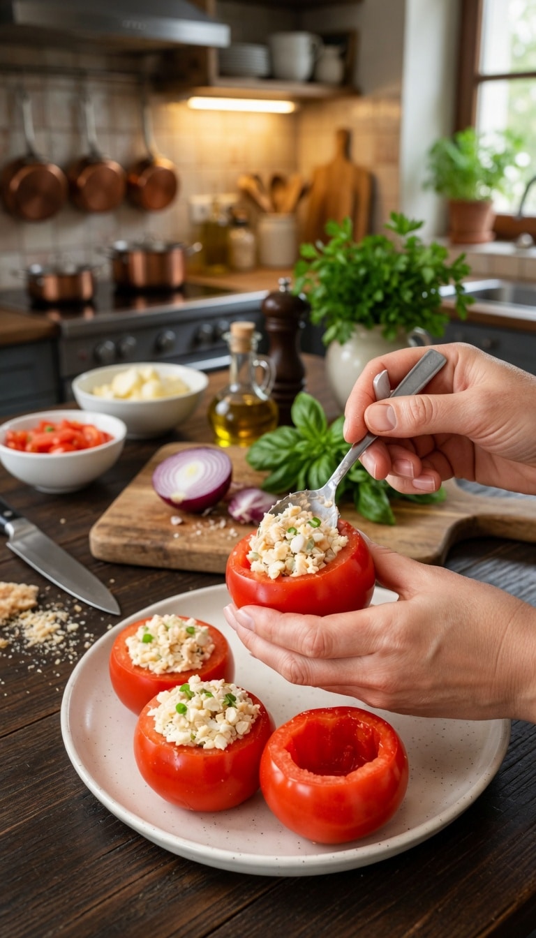 Tomates Farcies au Thon Ultra Moelleuses : La Recette Fraîche, Crémeuse et Gourmande de l’Été