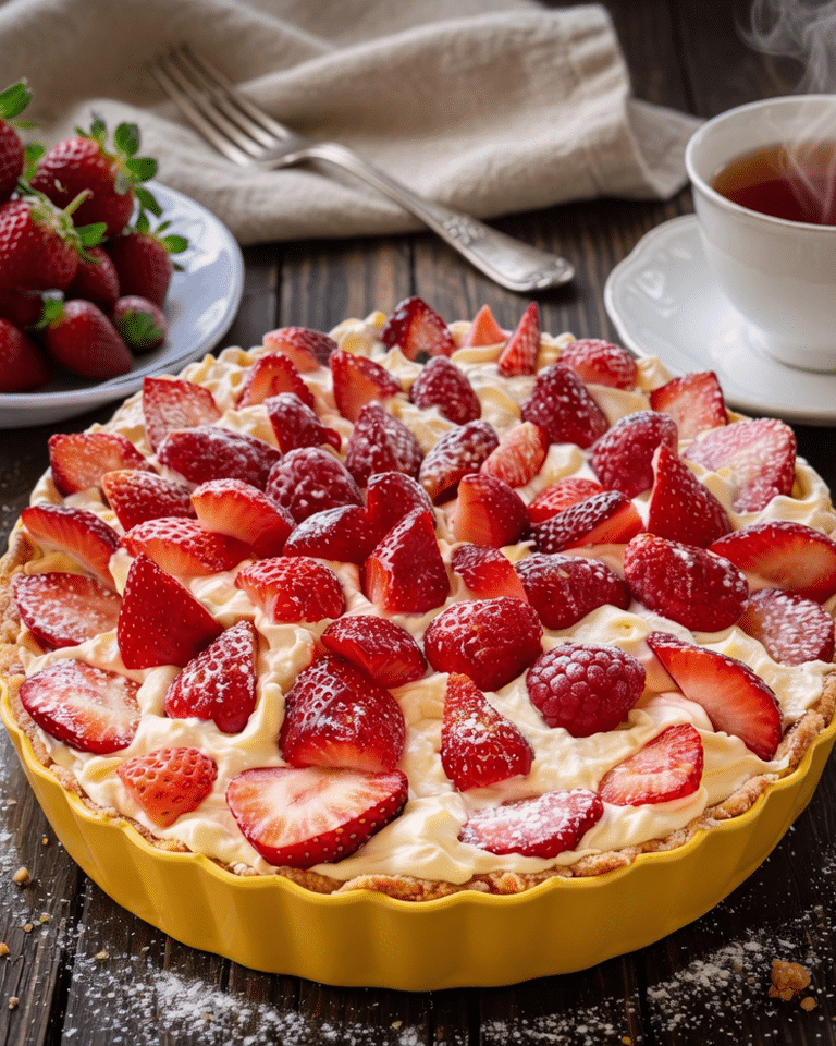 Gâteau au Yaourt aux Fraises : Le Dessert Moelleux, Fruité et Rafraîchissant de l’Été