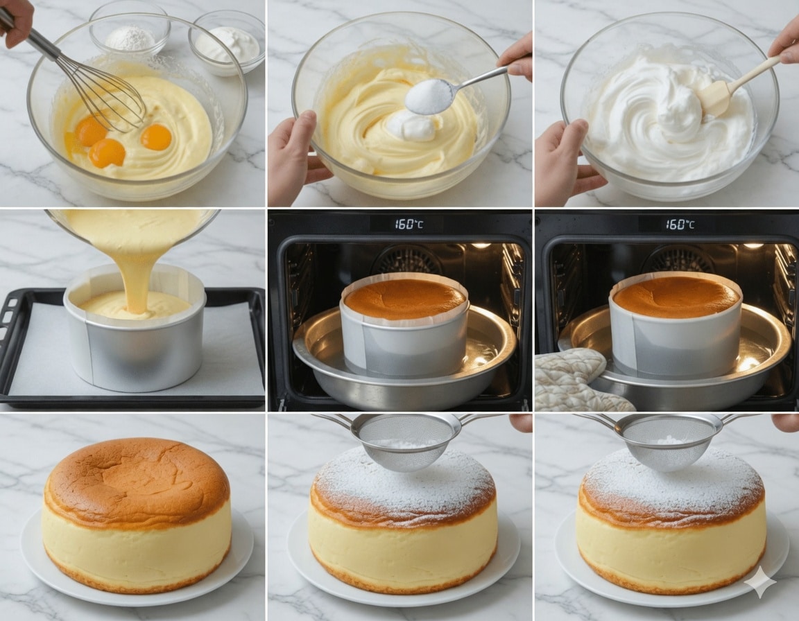 Étape par Étape: Le Gâteau Nuage au Yaourt